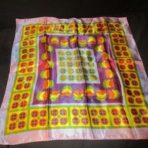 Vintage 1960's or 70's scarf - Great MOD Design